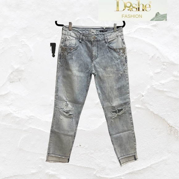 Brand new Dishe jeans style boyfriend made from 98%cotton  2% elasthan - Picture 1 of 8